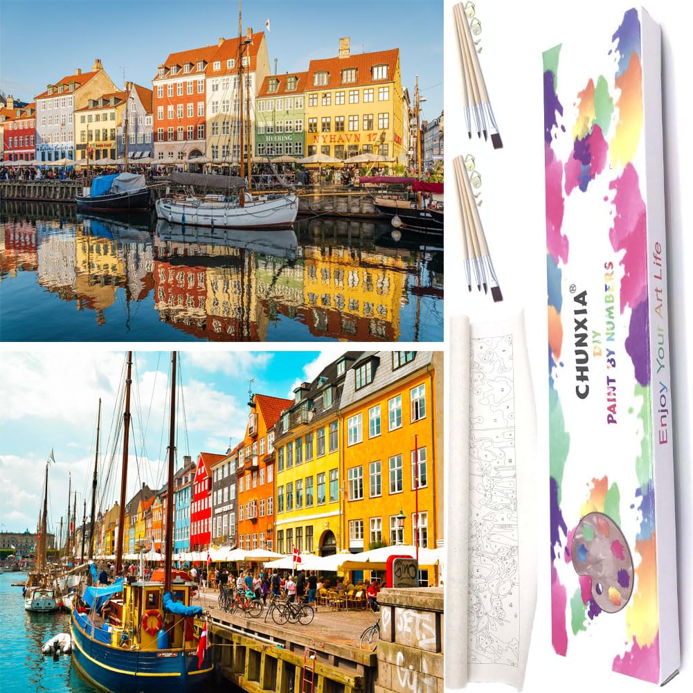 Amazon.com: CHUNXIA Paint By Numbers Kit for Adults Beginner,2